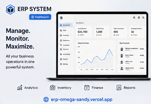 ERP System — Enterprise Dashboard