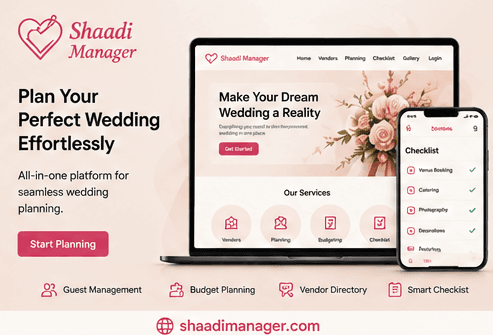 Shaadi Manager — Wedding Planning Platform